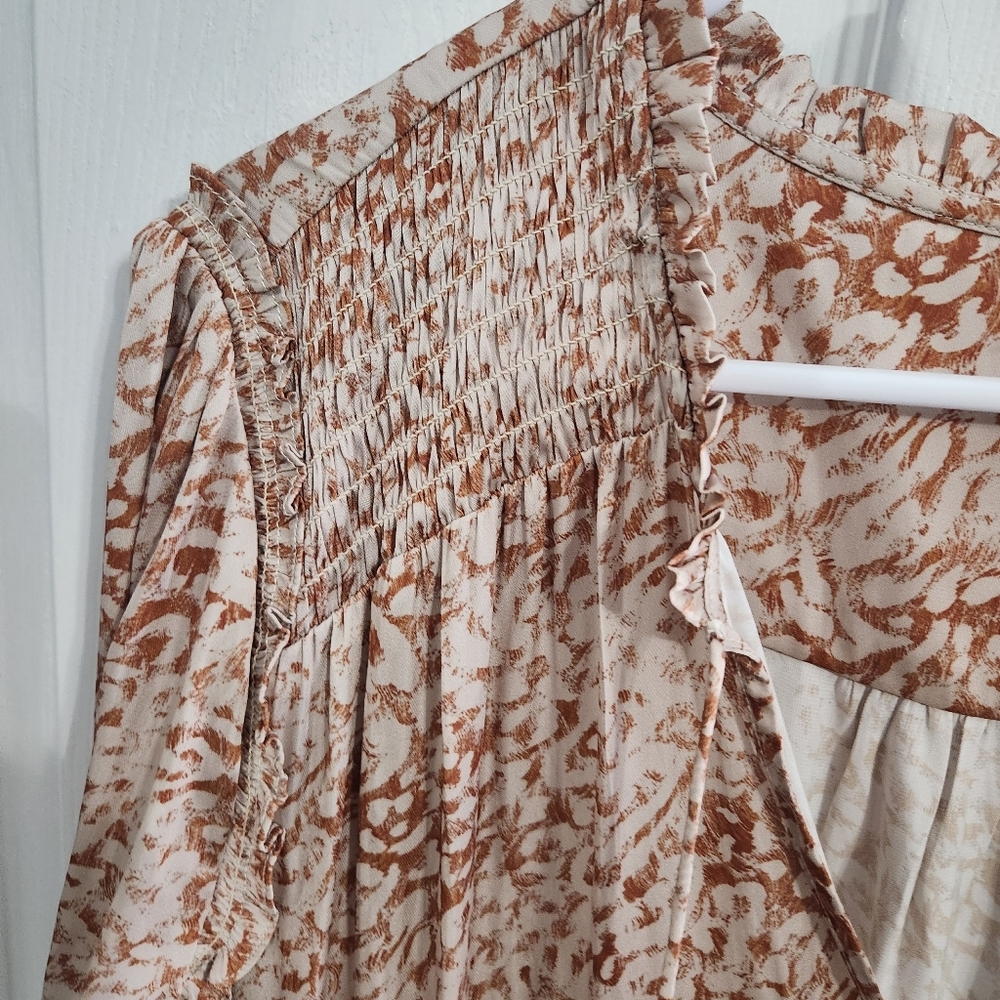 Paige Kaylene Dress Revolve satin animal print boho Coquette maximalist XL - Picture 4 of 15